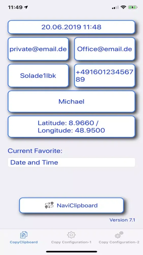 MultiClipboard স্ক্রিনশট