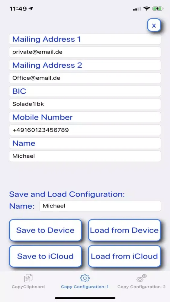 MultiClipboard স্ক্রিনশট