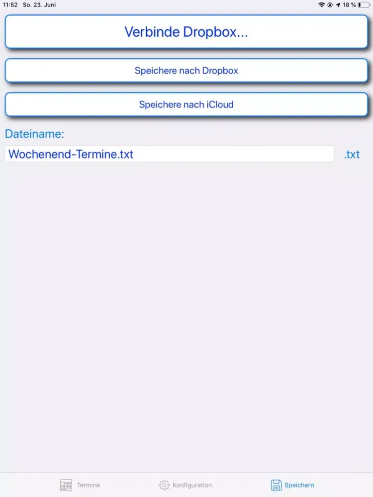 Weekend Planner iPad  스크린샷