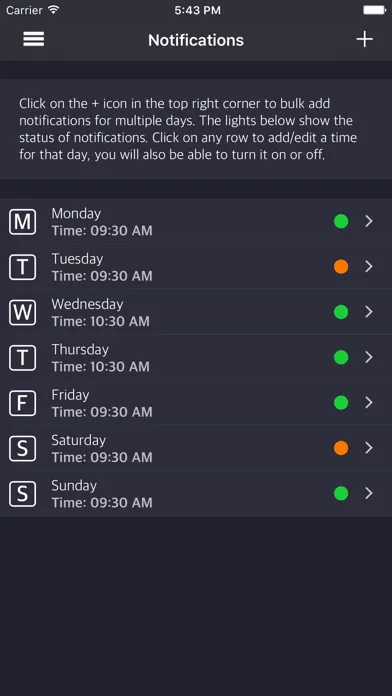 Capturas de pantalla de QuietTime
