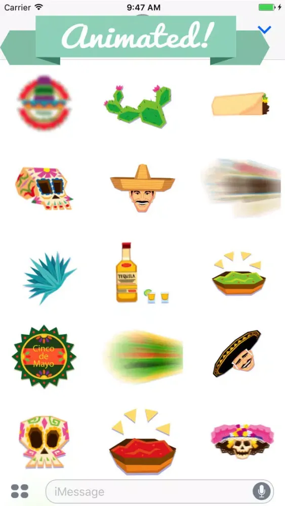 Cinco de Mayo Animated Stickers スクリーンショット