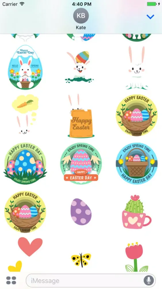 Fun Easter Sticker Pack Screenshots