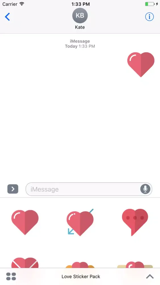 Love Sticker Pack for Messaging Ekran Görüntüleri