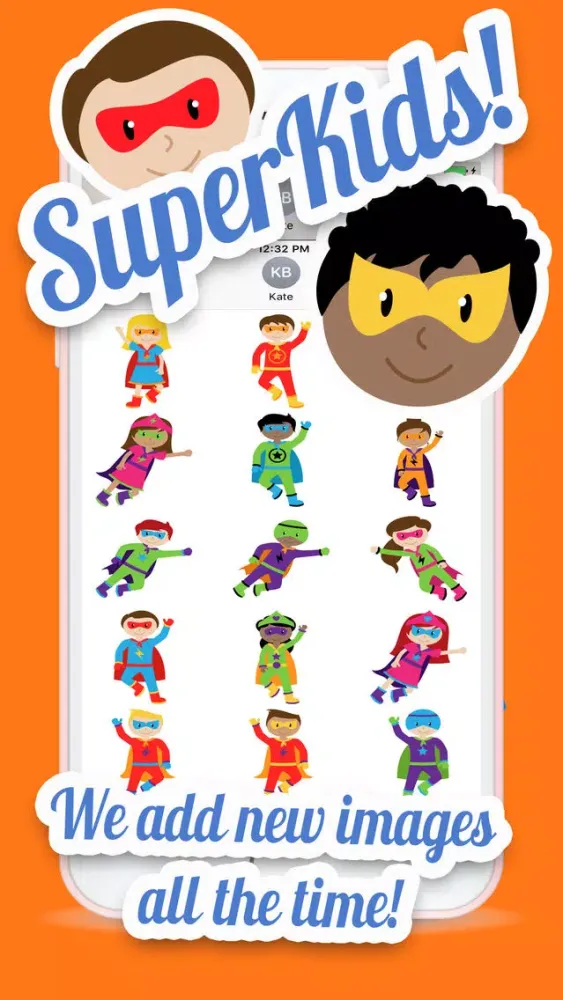 SuperKids Sticker Pack for Messaging應用截圖