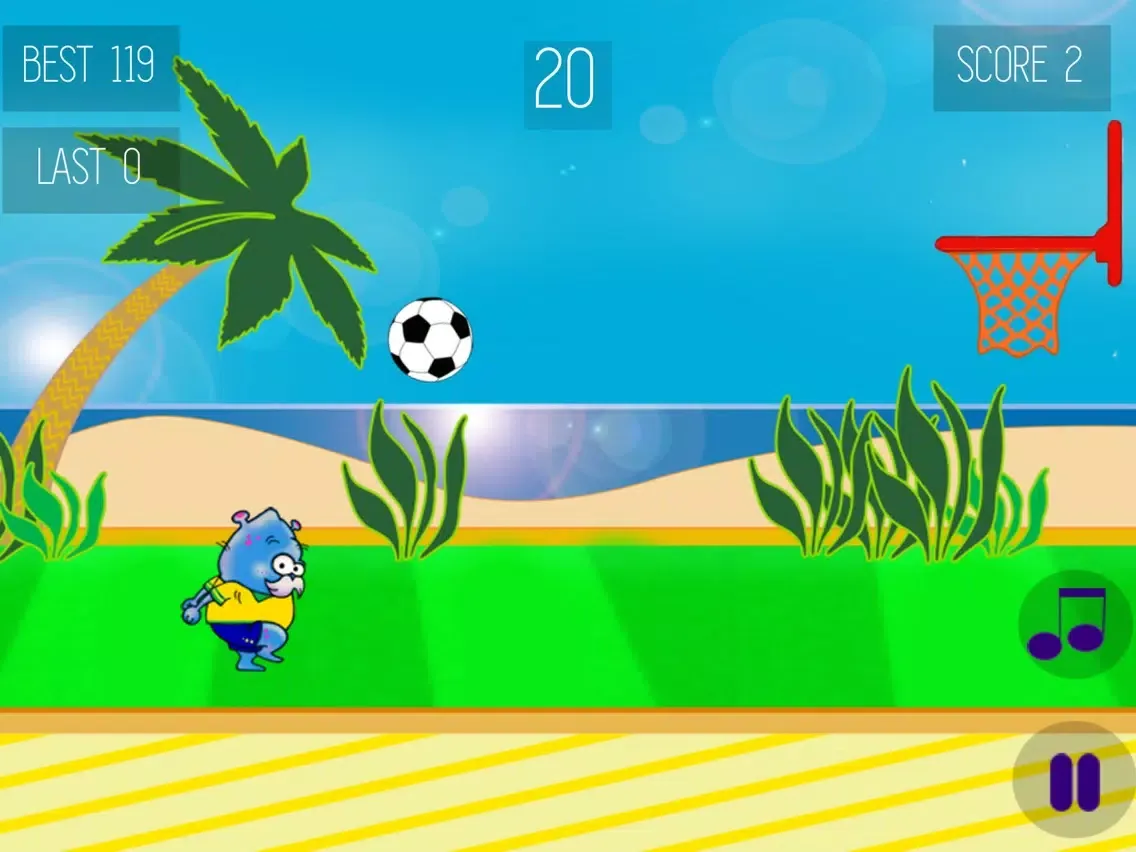 Capturas de pantalla de Juggy Ball - Go to Brazil Football Basket Training iPad 