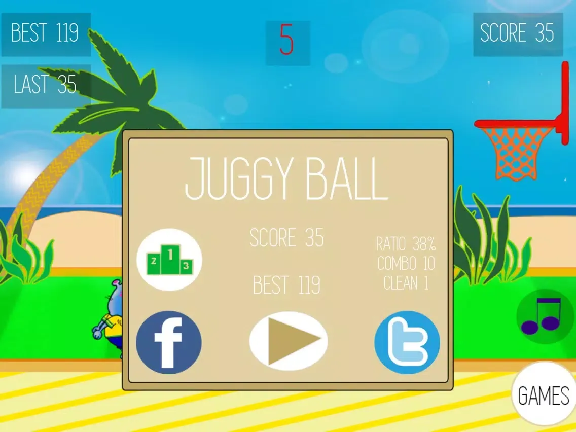 Capturas de pantalla de Juggy Ball - Go to Brazil Football Basket Training iPad 