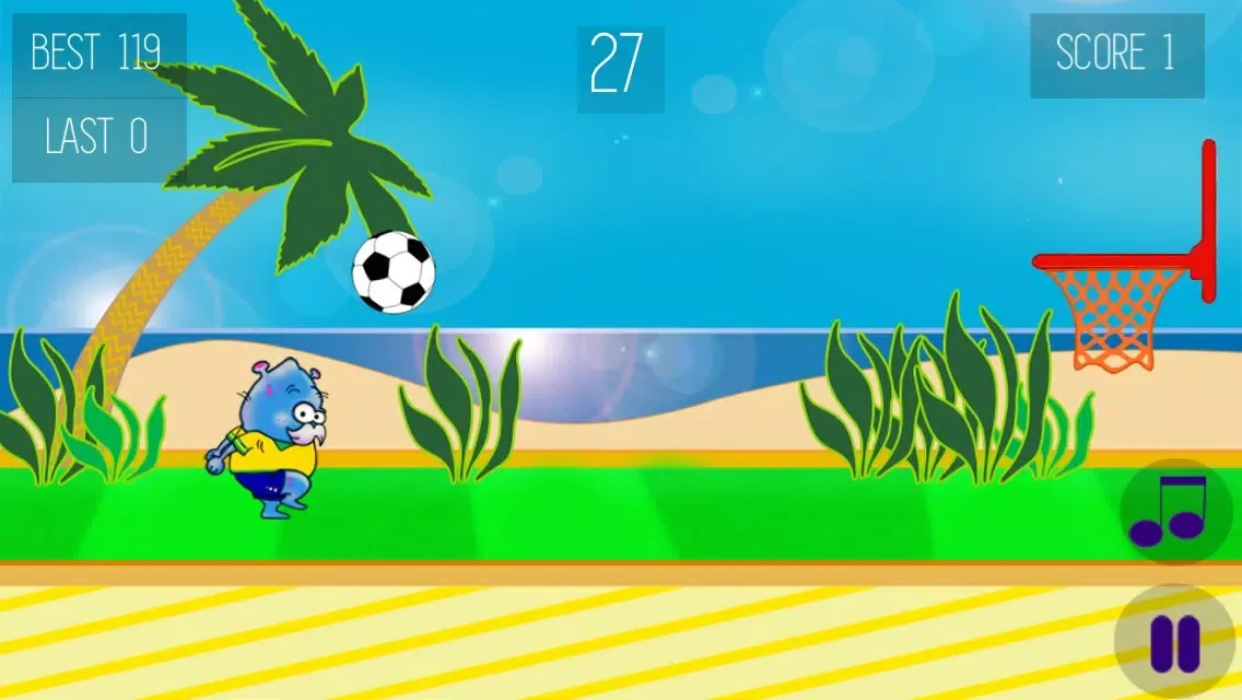 Capturas de pantalla de Juggy Ball - Go to Brazil Football Basket Training