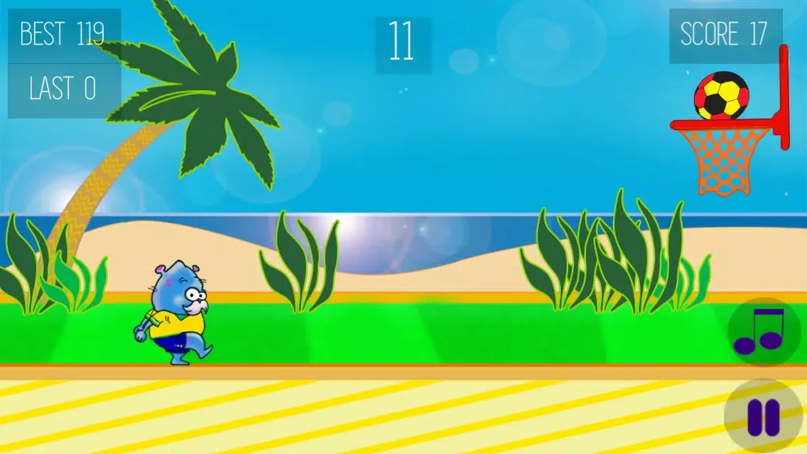 Capturas de pantalla de Juggy Ball - Go to Brazil Football Basket Training