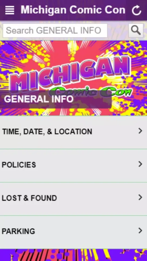 Michigan Comic Con स्क्रीनशॉट