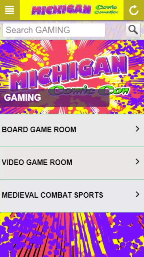 Michigan Comic Convention Ekran Görüntüleri