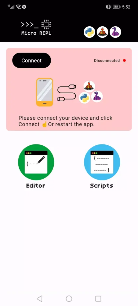 Micro REPL Screenshots