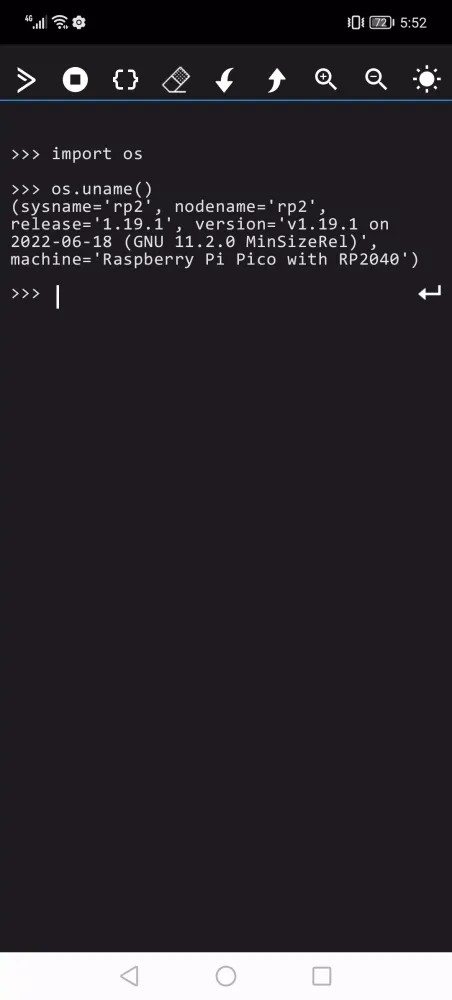 Micro REPL Screenshots