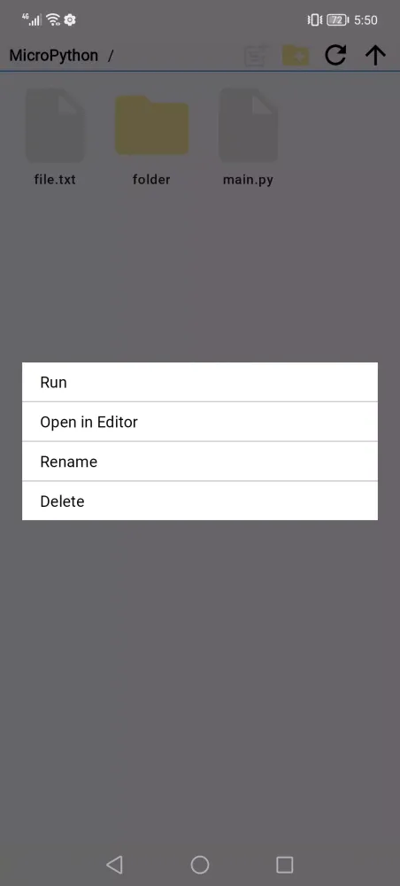 Micro REPL Screenshots
