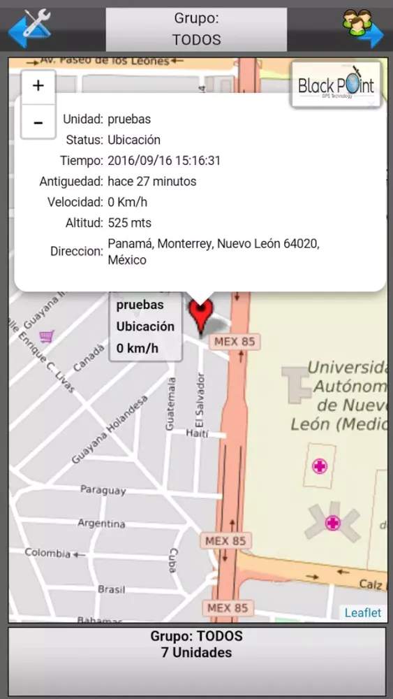 BlackPointGPS 스크린샷