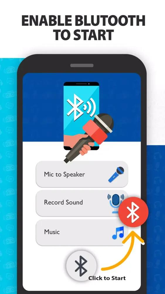 Captures d'écran de Bluetooth Mic to Speaker Live