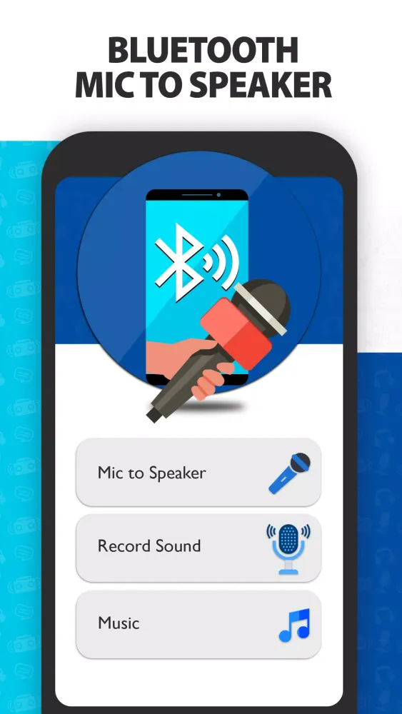 Captures d'écran de Bluetooth Mic to Speaker Live