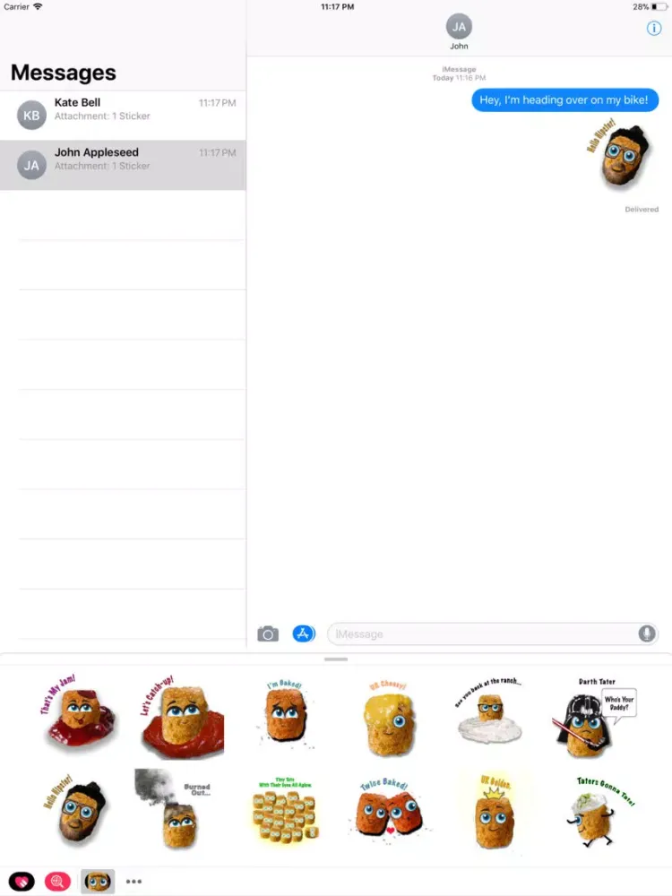 Tater TotKins iPad  سکرین شاٹس