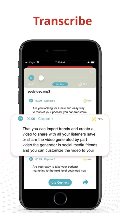 PodVideo - Podcast to video স্ক্রিনশট