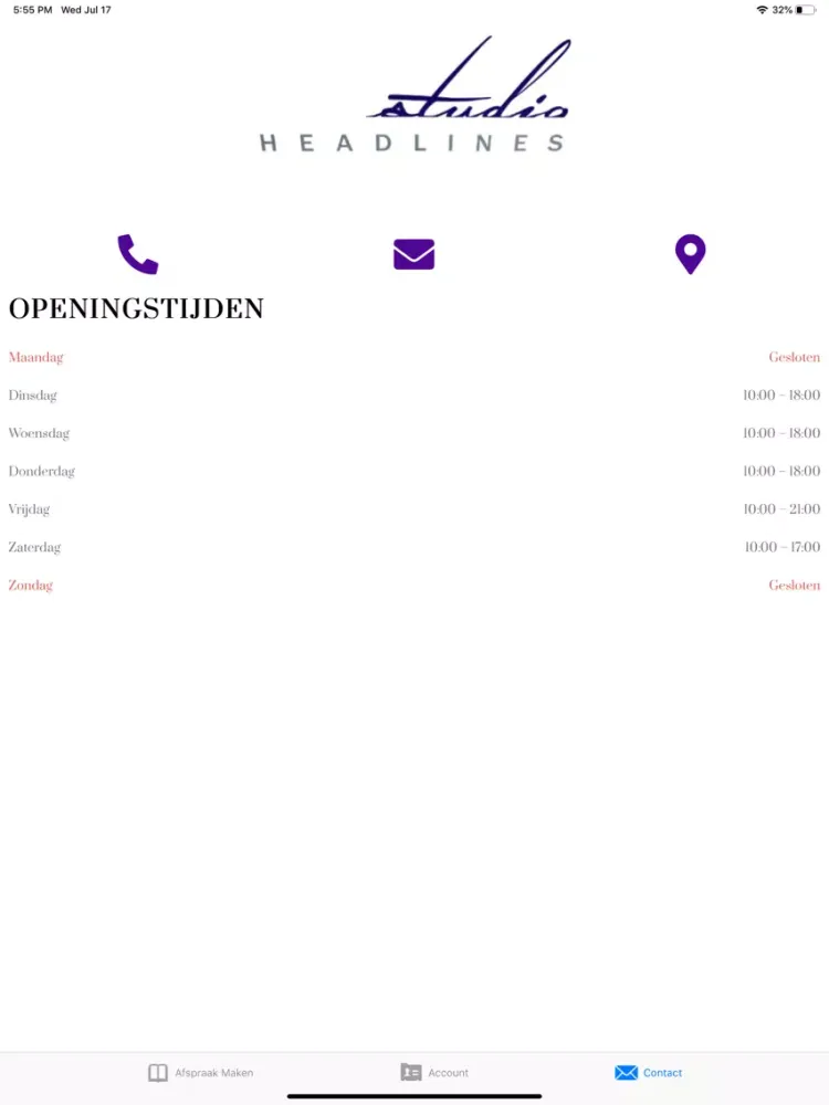 Studio Headlines iPad  سکرین شاٹس