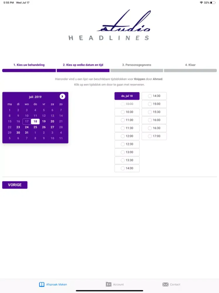 Studio Headlines iPad  سکرین شاٹس