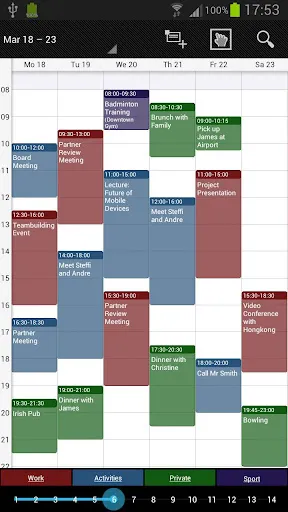 تصاویر Business Calendar Pro