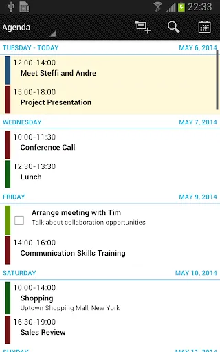 تصاویر Business Calendar Pro