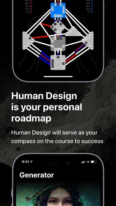 Captures d'écran de Human Design Pro: Birth Сhart