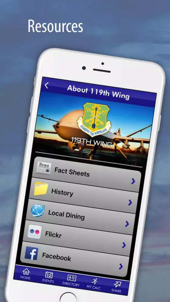 Capturas de pantalla de 119th Wing, ND Air Guard