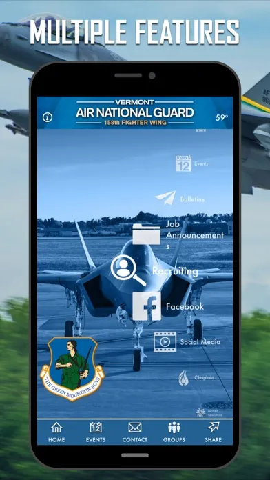Capturas de tela do 158th Fighter Wing