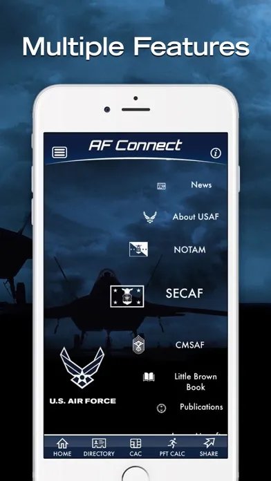USAF Connect Screenshots