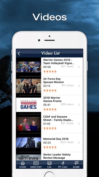 USAF Connect Screenshots