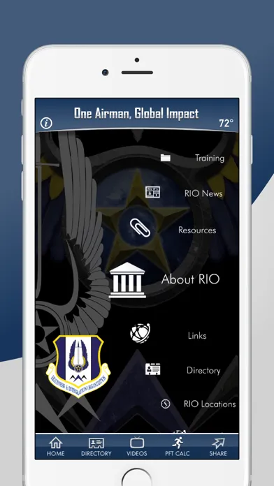 Zrzuty ekranu RIO Connect IMA Mobile Wingman