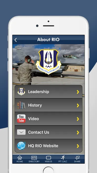 Zrzuty ekranu RIO Connect IMA Mobile Wingman