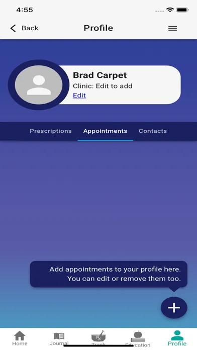 Captures d'écran de DHA Medication Adherence