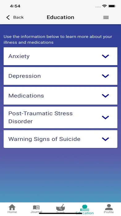 Captures d'écran de DHA Medication Adherence