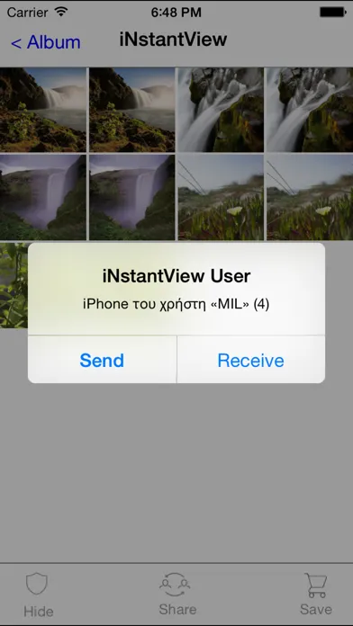 iNstantView - Transfer Files & Photos via Bluetooth Screenshots