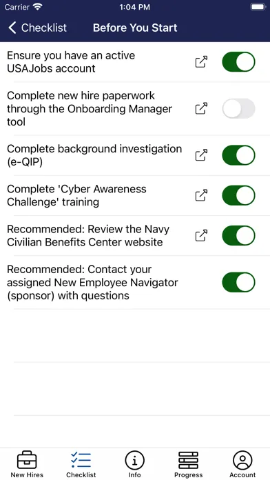 NAVAIR Onboarding App应用截图