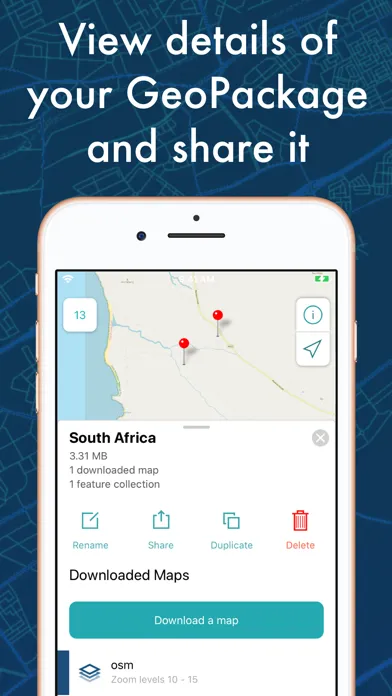 Screenshot di MapCache by NGA