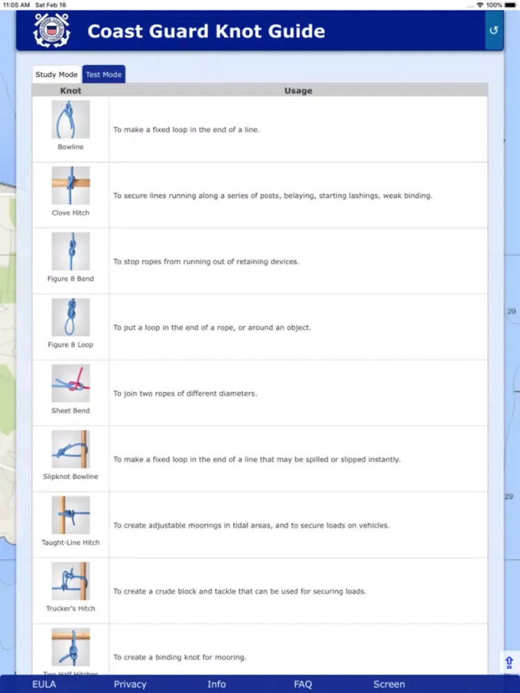 Capturas de pantalla de USCG Knot Guide iPad 