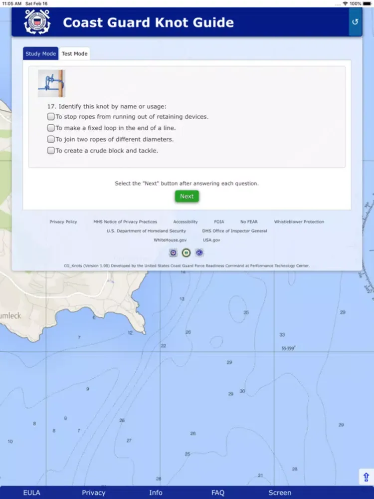 Capturas de pantalla de USCG Knot Guide iPad 