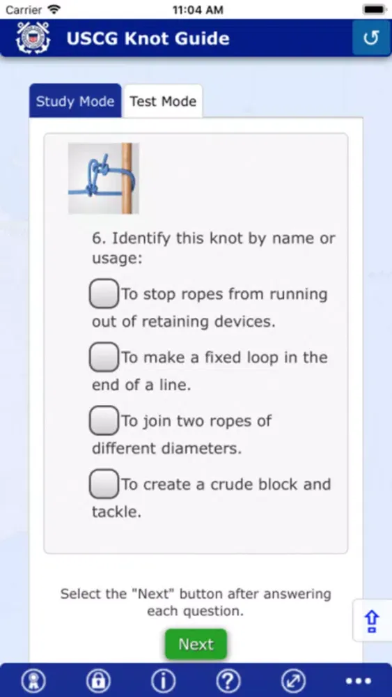 Capturas de pantalla de USCG Knot Guide