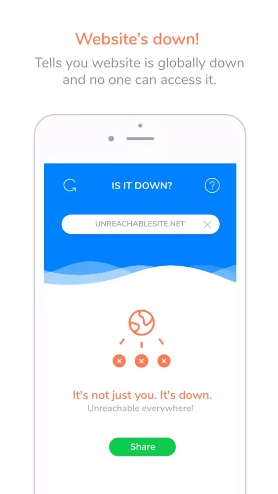 Down Check - Website down for everyone or just me? スクリーンショット