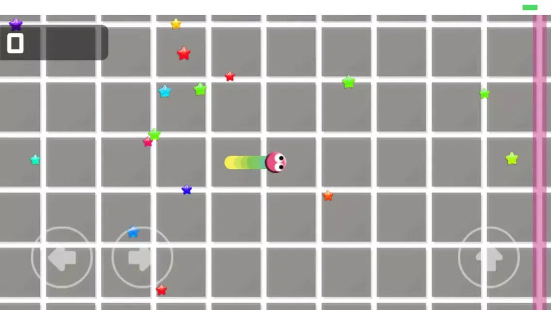 Tangkapan skrin Snake Push Game
