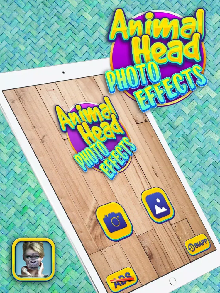 Capturas de tela do Animal Head Photo Effects – Cool Face Swap Montage Maker with Funny Stickers iPad 