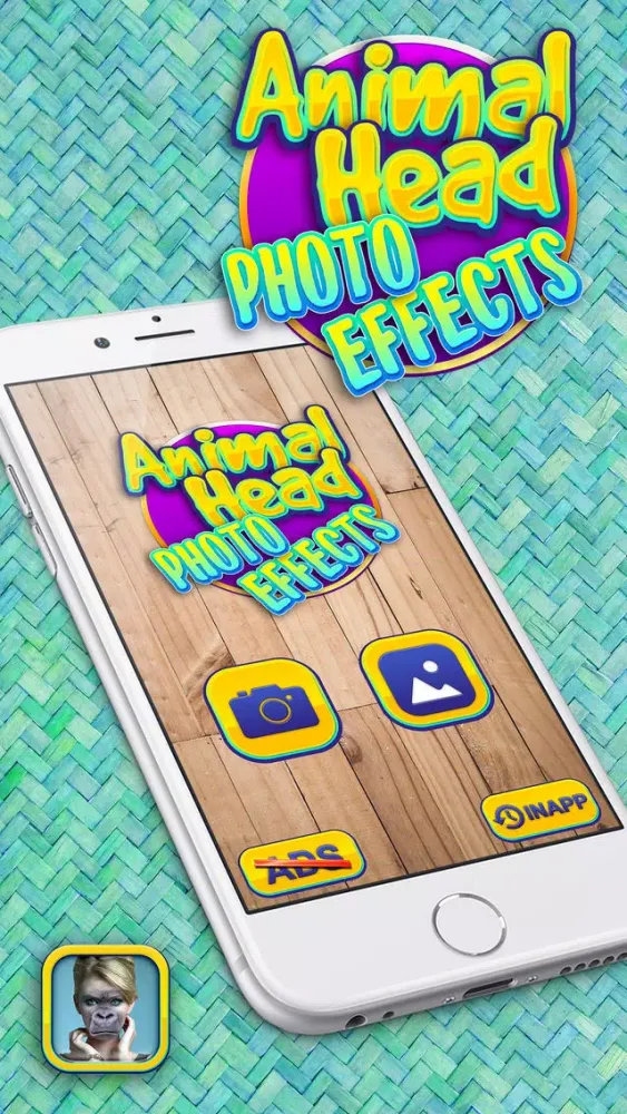 Capturas de tela do Animal Head Photo Effects – Cool Face Swap Montage Maker with Funny Stickers
