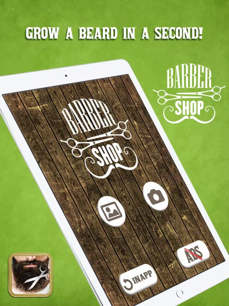 Barber Shop – The Best Virtual Beard and Hair Salon for Handsome Men iPad  স্ক্রিনশট