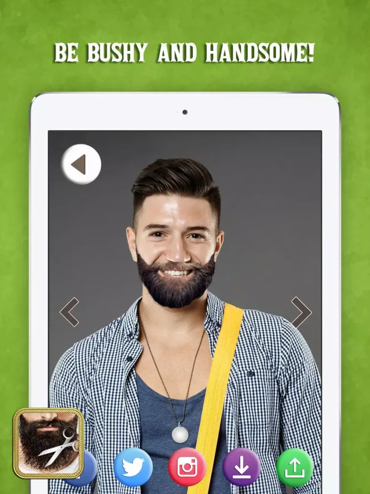 Barber Shop – The Best Virtual Beard and Hair Salon for Handsome Men iPad  স্ক্রিনশট