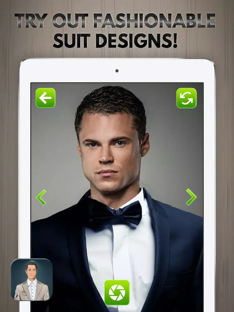 Man Suit Photo Editor – Fashion Dress Up Game & Montage Maker for Stylish Boy.s and Men iPad 應用截圖