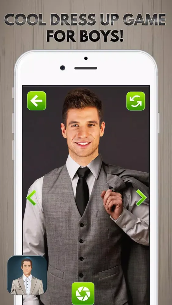 Man Suit Photo Editor – Fashion Dress Up Game & Montage Maker for Stylish Boy.s and Men應用截圖