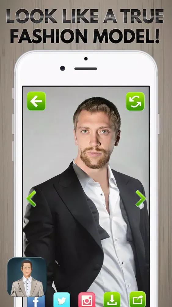 Man Suit Photo Editor – Fashion Dress Up Game & Montage Maker for Stylish Boy.s and Men應用截圖